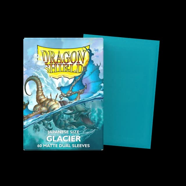 Dragon Shield - 60 protèges cartes / sleeves MINI dual mat Glacier