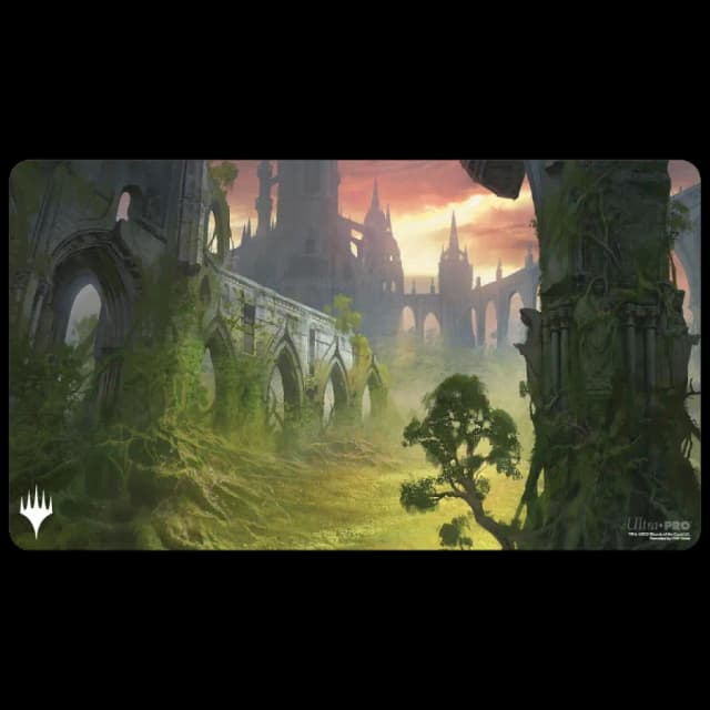 Ultra Pro - Magic : Ravnica Remastered - Tapis de jeu "Terrain d'attaque des clans Gruul" (60 x 34 cm)