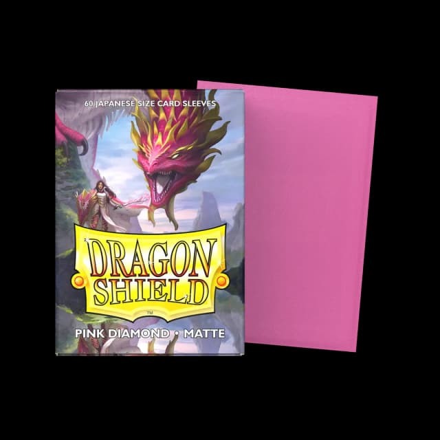 Dragon Shield - 60 protèges cartes / sleeves MINI matte Pink