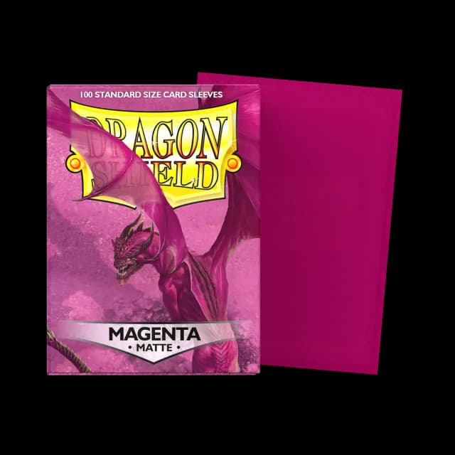 Dragon Shield - 100 sleeves / protèges cartes standard matte Magenta