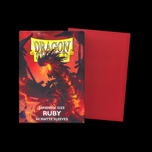 Dragon Shield - 60 sleeves / protèges cartes MINI matte Ruby