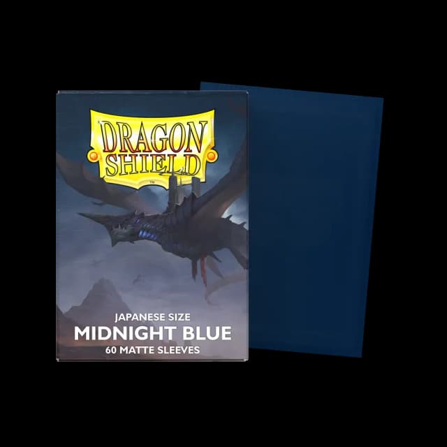 Dragon Shield - 60 sleeves / protèges cartes MINI matte Midnight Blue