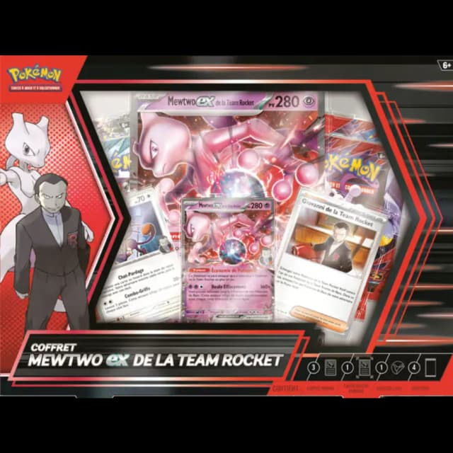 Pokémon : Coffret Mewtwo-ex de la Team Rocket FR