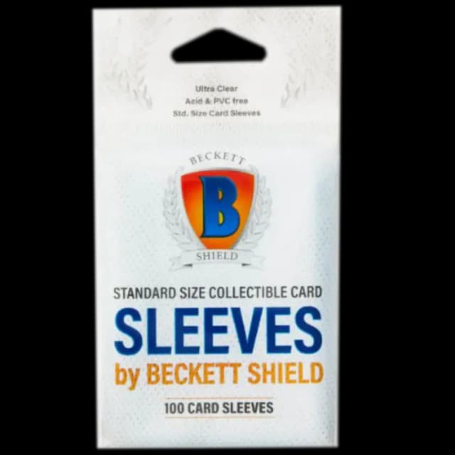 Beckett Shield - 100 Protège-cartes/sleeves taille standard (63x88mm)