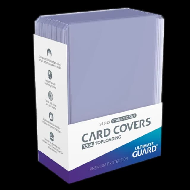 Ultimate Guard : 25 Toploader transparent - 35 pt