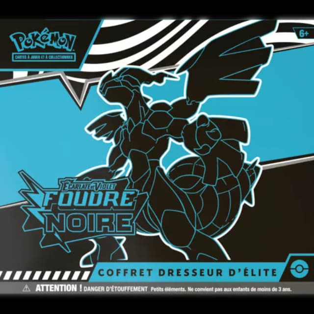 Pokémon JCC : Coffret Dresseur d'Élite Écarlate / ETB EV10.5  et Violet - Foudre Noire - FR