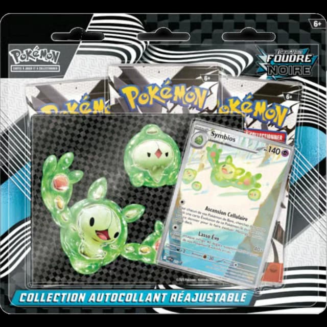PRÉCOMMANDE Pokémon JCC : Collection autocollant réajustable Écarlate et Violet - EV 10.5 Foudre Noire - FR