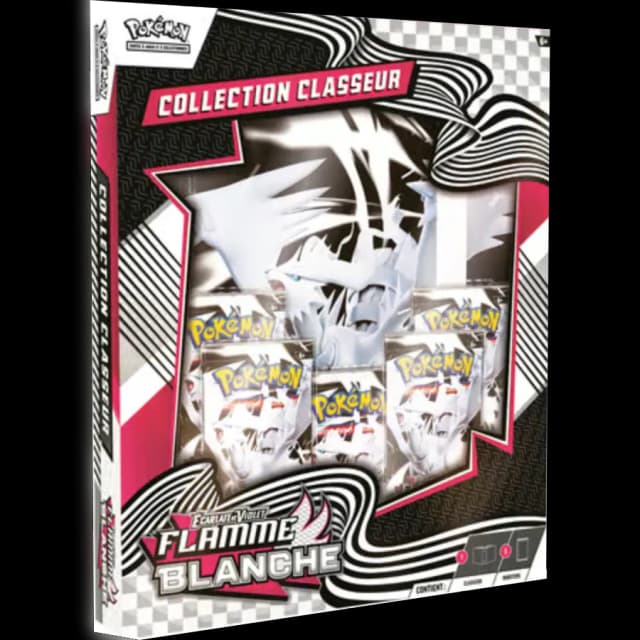 Pokémon JCC : Collection classeur Écarlate et Violet - EV 10.5 Flamme Blanche - FR