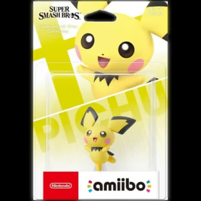 Amiibo n°72 Pichu Super Smash Bros. Collection