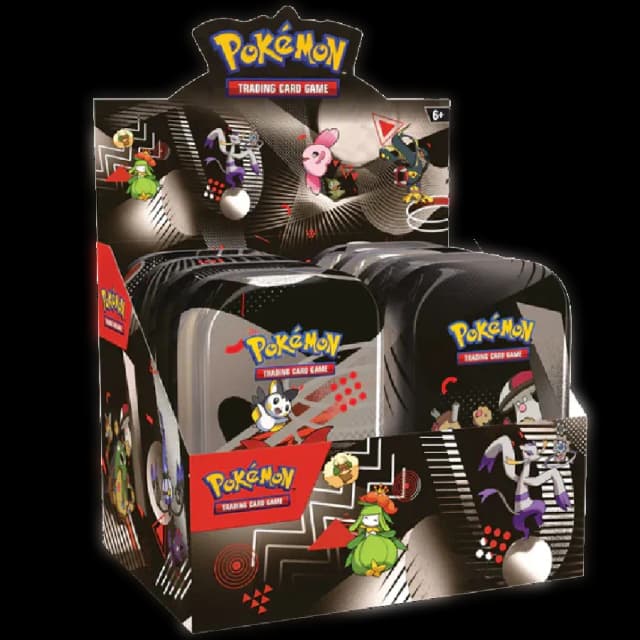 Pokémon : Display de 8 Mini tin Unys Écarlate et Violet - EV 10.5 Foudre Noire et Flamme Blanche - FR