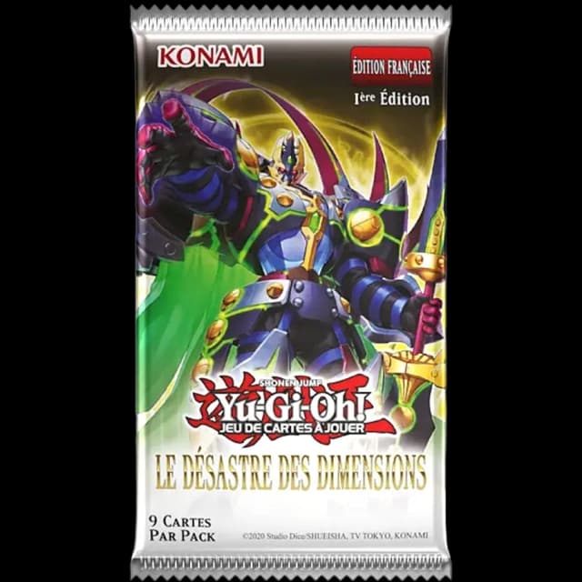 Yu-Gi-Oh! Booster sous blister cartonné - Le Désastre des Dimensions