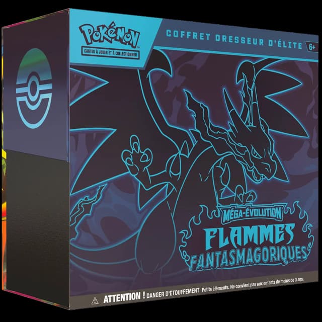 Pokémon Méga-Évolution - ETB / Coffret dresseur d'élite ME02 Flammes Fantasmagoriques - FR