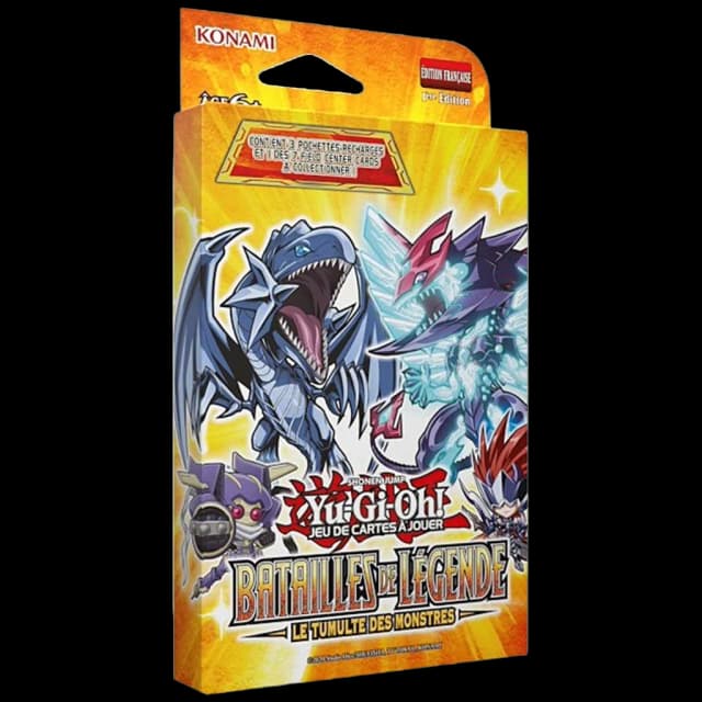 Yu-Gi-Oh! Pack de 3 boosters Batailles de Légendes : Le tumulte des monstres FR
